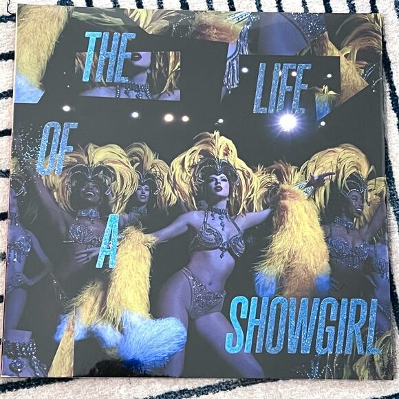 Taylor Swift Life of a Showgirl Vinyl Baby That's Show Business Lakeside Blue - Picture 2 of 3
